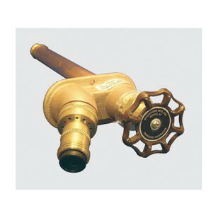 WOODFORD® 27CP-8 Freezeless Wall Faucet, 1/2 in, MPT x Female Sweat, 15/16 in Dia, Brass-Coated