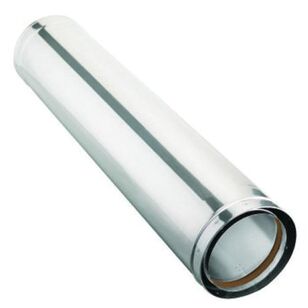 Z-Flex® 2SVDP0603 Wall Vent Pipe, 6 in, 36 in L, Stainless Steel