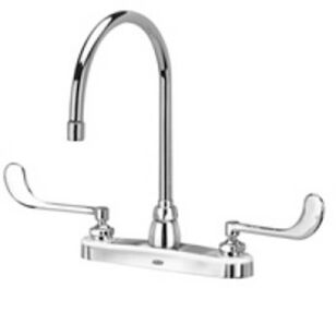 AquaSpec® kitchen sink faucet with 8'' gooseneck and 6'' wrist blade handles